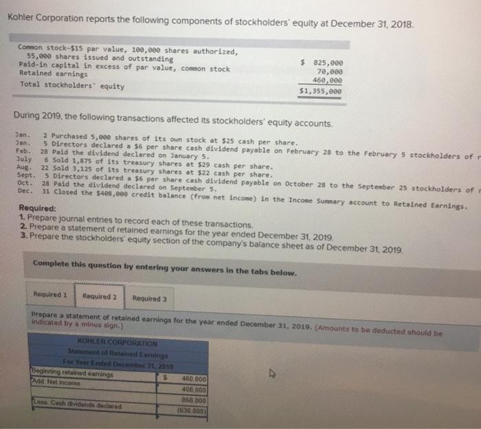 statement of retained earnings dividends declared