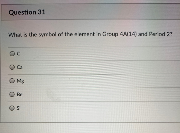 solved-question-31-what-is-the-symbol-of-the-element-in-chegg