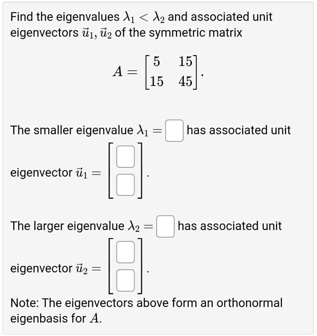 Solved Find the eigenvalues X₁