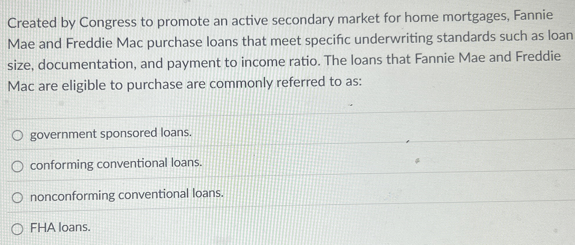 Solved Created by Congress to promote an active secondary