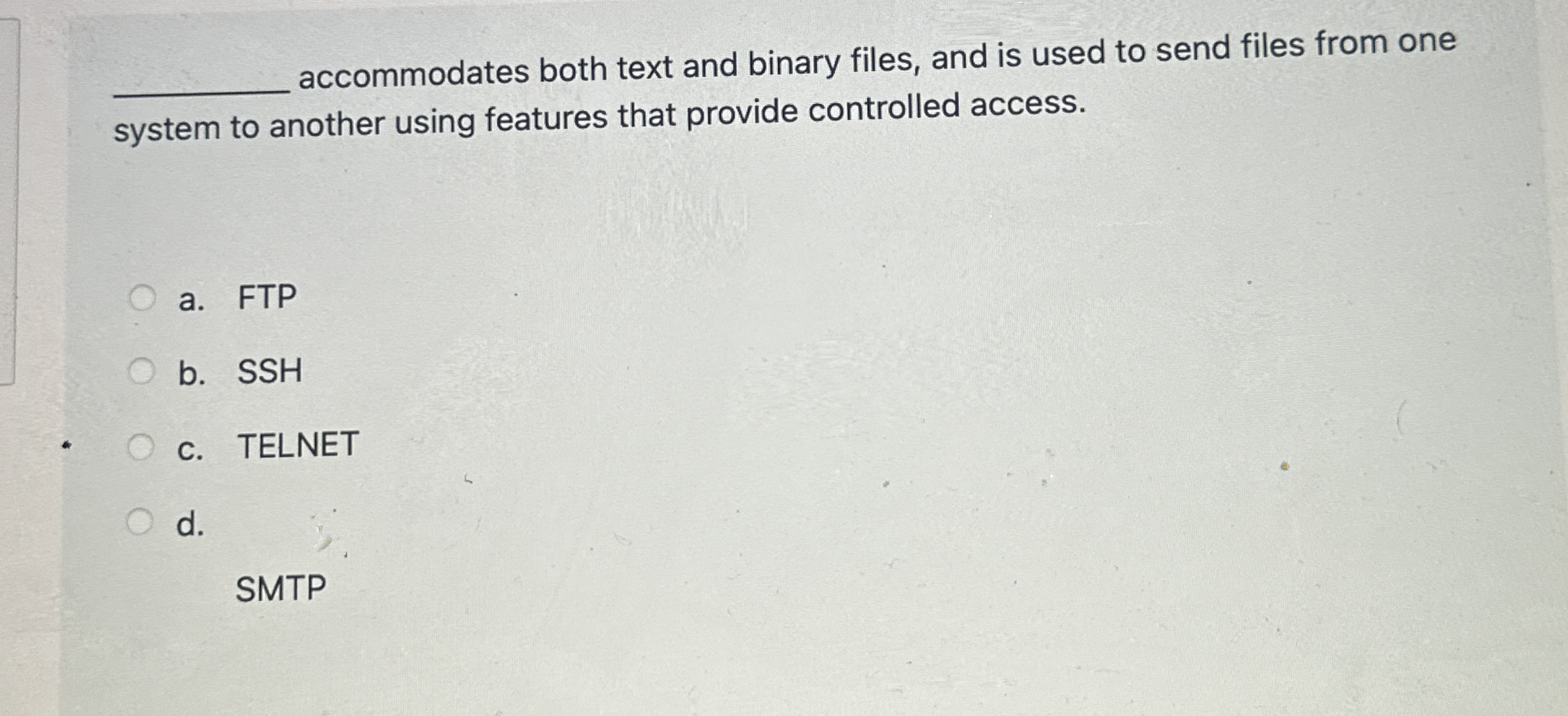 Solved accommodates both text and binary files, and is used | Chegg.com