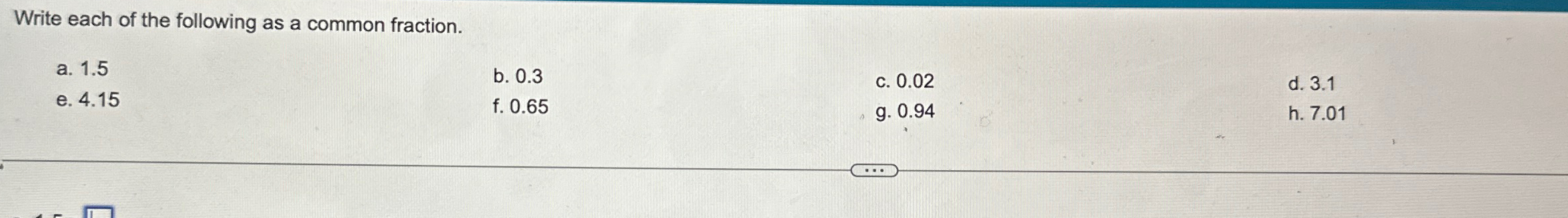 Solved Write each of the following as a common | Chegg.com