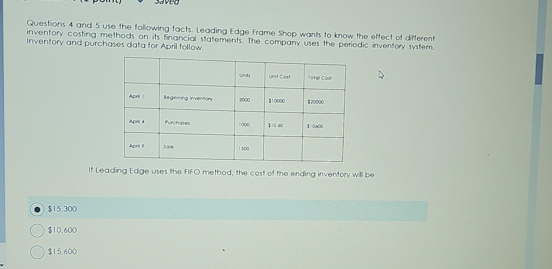 Solved Questions 4 and 5 use the following facts. Leading