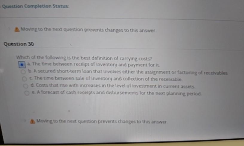 Solved Question Completion Status Moving to the next | Chegg.com