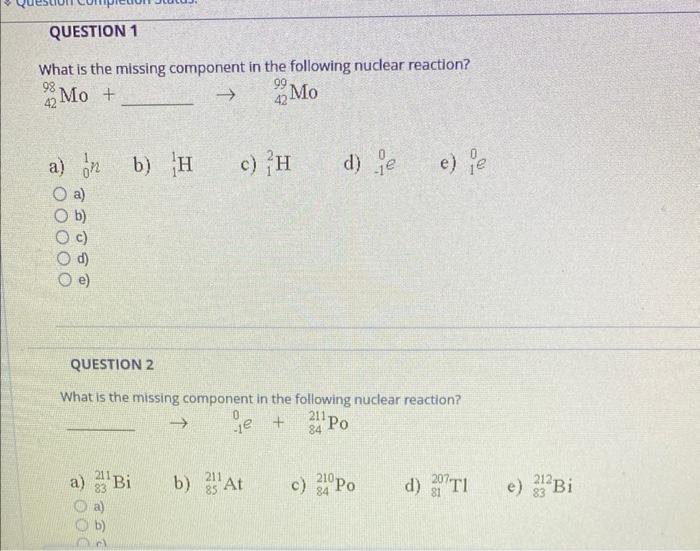 Solved What Is The Missing Component In The Following | Chegg.com