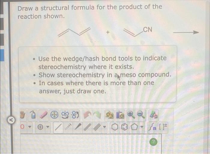 Solved Draw a structural formula for the product of the | Chegg.com