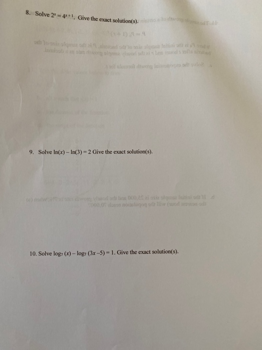 Solved the exam. 1. Determine whether each function is | Chegg.com