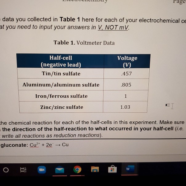 Solved 8. What is the standard reduction potential (EⓇ) for