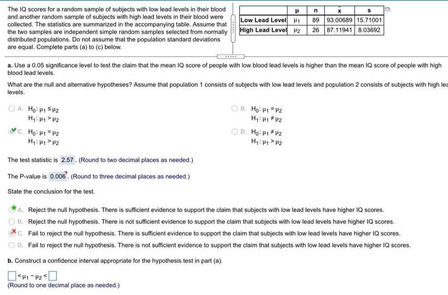 Solved Researchers conducted trials to investigate the | Chegg.com