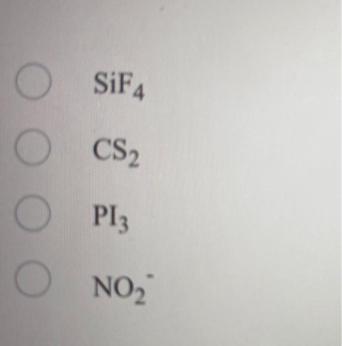 Solved Which one of the following molecules is most likely | Chegg.com