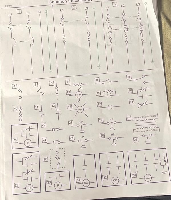 Solved need help to identify the electrical symbols on this | Chegg.com