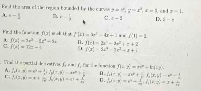 Solved Find the area of the region bounded by the curves y = | Chegg.com