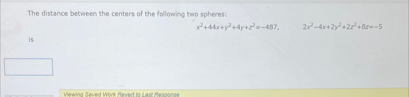 Solved The distance between the centers of the following two | Chegg.com
