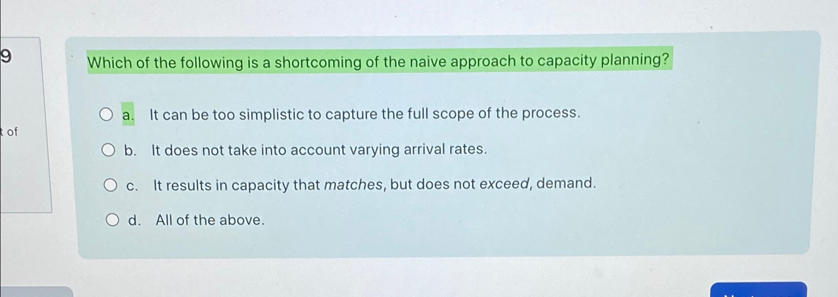 Solved Which of the following is a shortcoming of the naive | Chegg.com