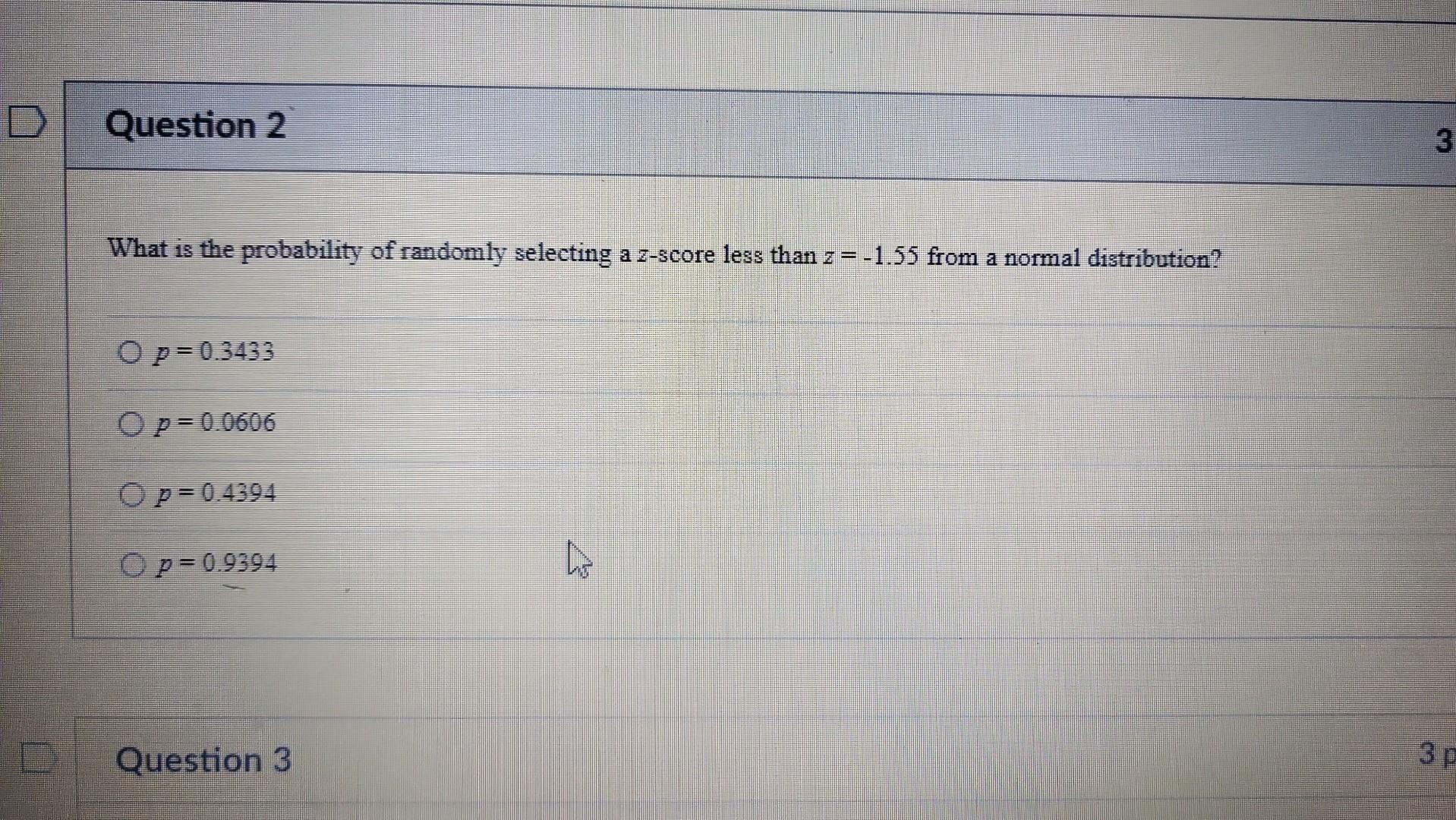 Solved What is the probability of randomly selecting a | Chegg.com