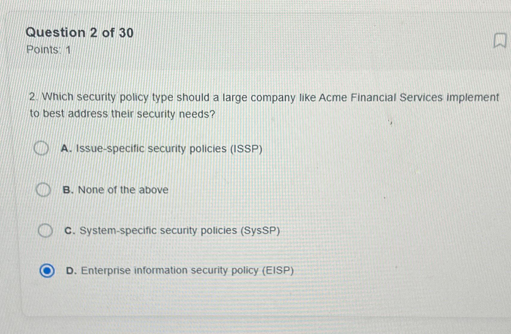 solved-question-2-of-30points-12-which-security-policy-chegg