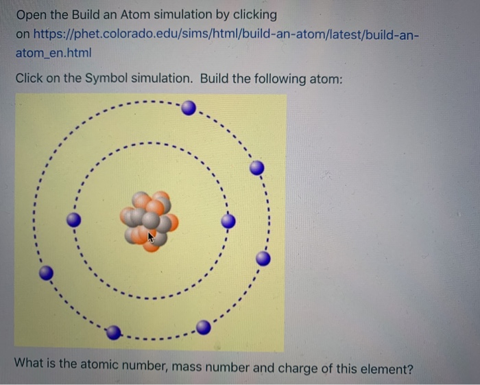 Phet Build An Atom Worksheet