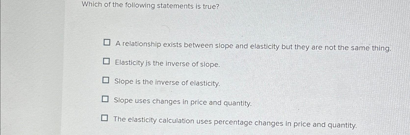 Solved Which of the following statements is true?A | Chegg.com