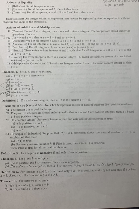 Solved if a > b and c > d then a+c > b+dprove using axioms | Chegg.com