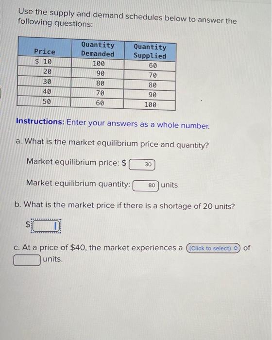 solved-use-the-supply-and-demand-schedules-below-to-answer-chegg