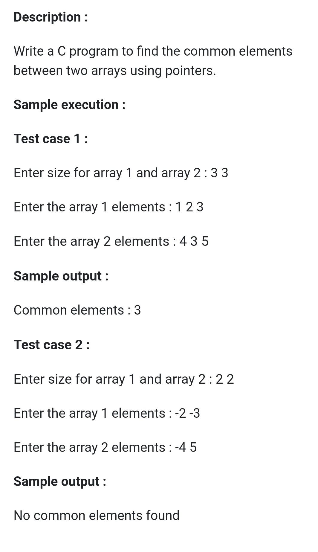 solved-write-a-c-program-to-find-the-common-elements-between-chegg