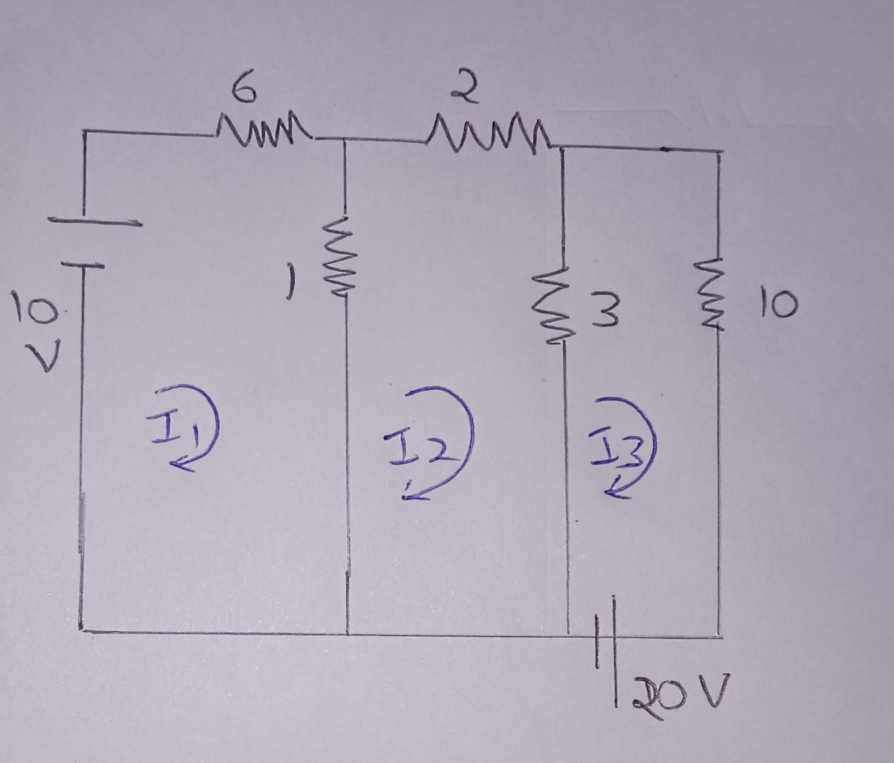 Solved mesh analysis | Chegg.com