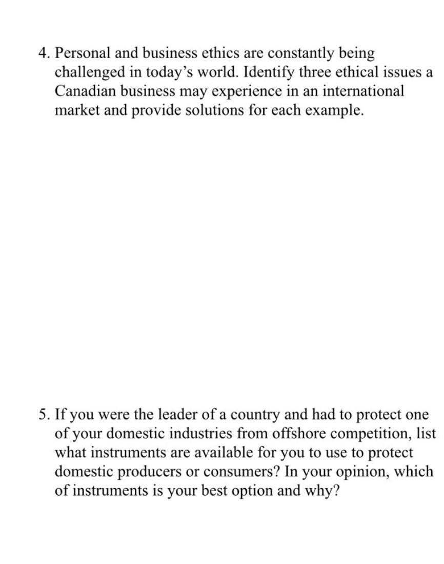 business ethics problems examples