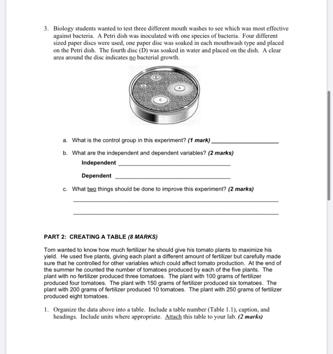 Solved LAB ASSIGNMENT 1 Scientific Method And Graphing | Chegg.com