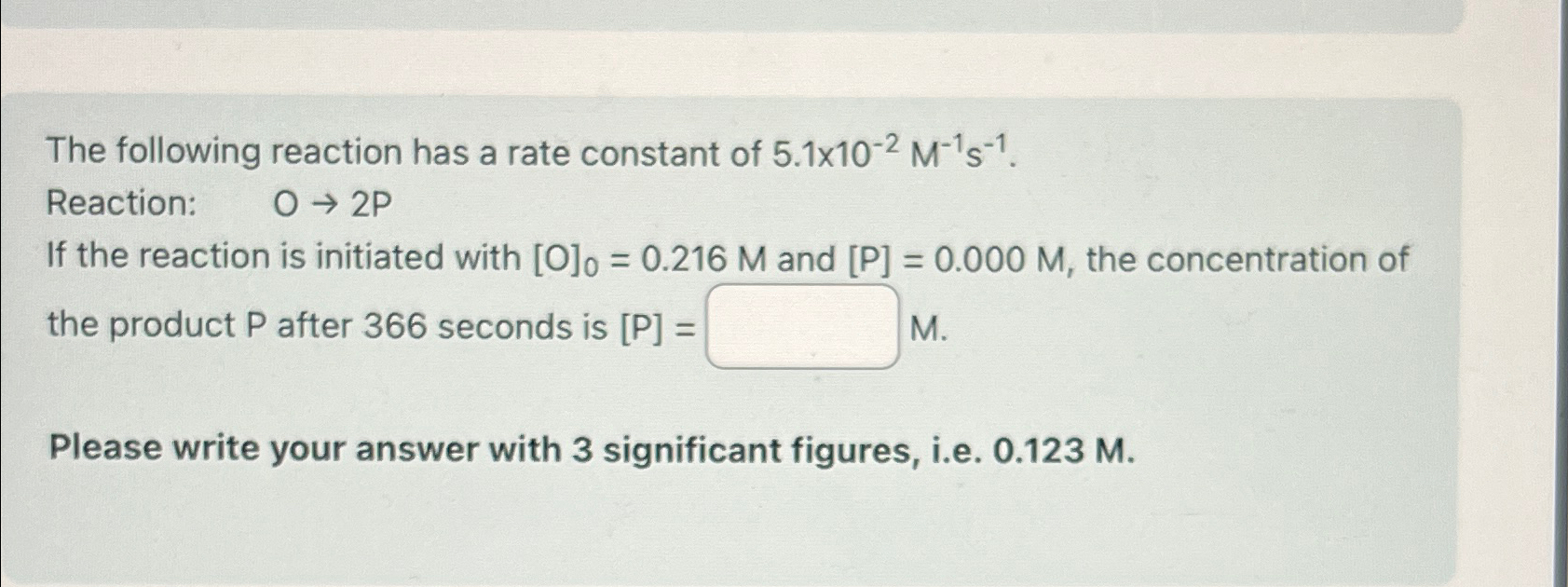 the rate constant of a reaction is 0.69 × 10-2