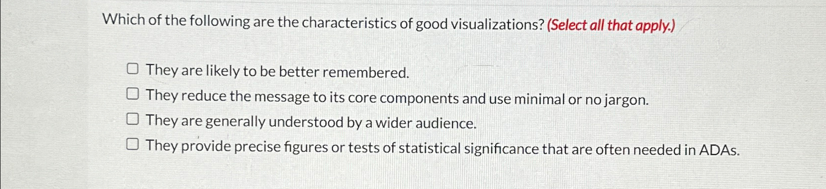 Solved Which of the following are the characteristics of | Chegg.com