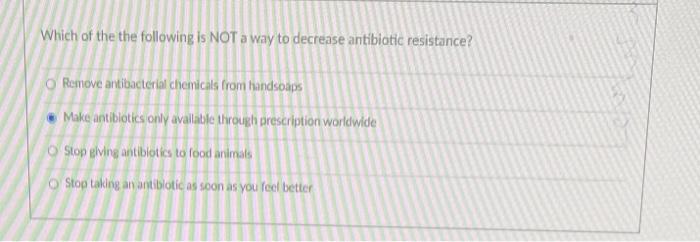 Solved Which of the the following is NOT a way to decrease | Chegg.com