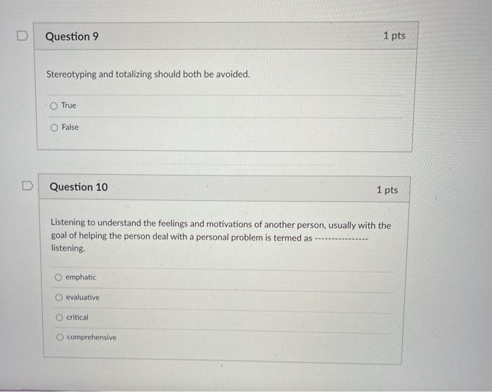 Solved D Question 2 1 pts Distinct groups of people in your | Chegg.com