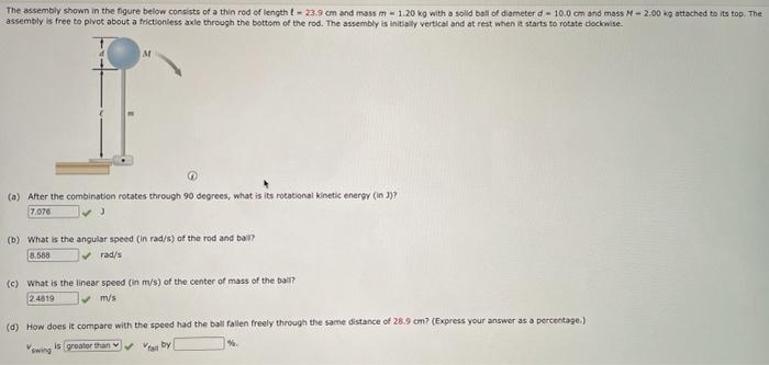 Solved The assembly shown in the figure below consists of a | Chegg.com