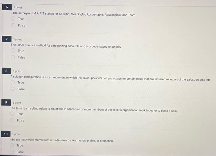 Solved . The acronym S.M.A.R.T stands for Specific,