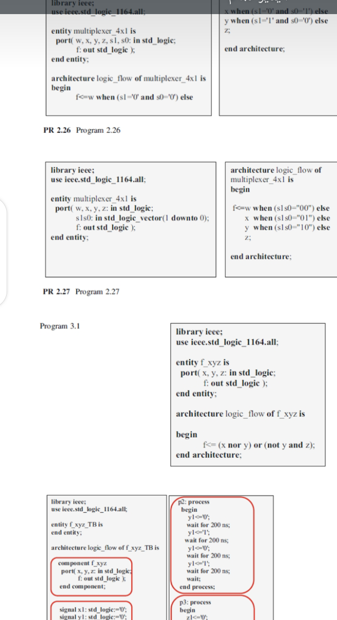 Solved \begin{tabular}{|l|l|} Program 1.98 \\ entity | Chegg.com