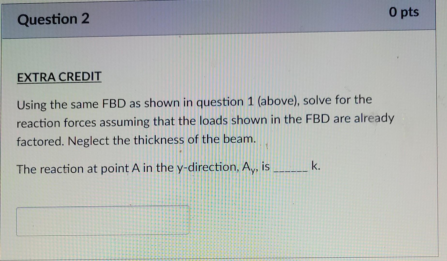 Solved EXTRA CREDIT Solve for the reaction forces (Questions | Chegg.com
