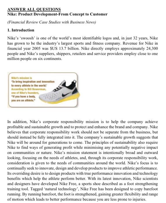 Swoosh inside hotsell nike answers