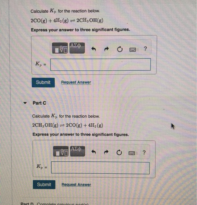 Solved Exercise 15.27 The reaction below has an equilibrium | Chegg.com