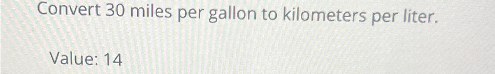 Finally! Easily Convert Liters Per 100Km To Miles Per Gallon - 5gxem3k