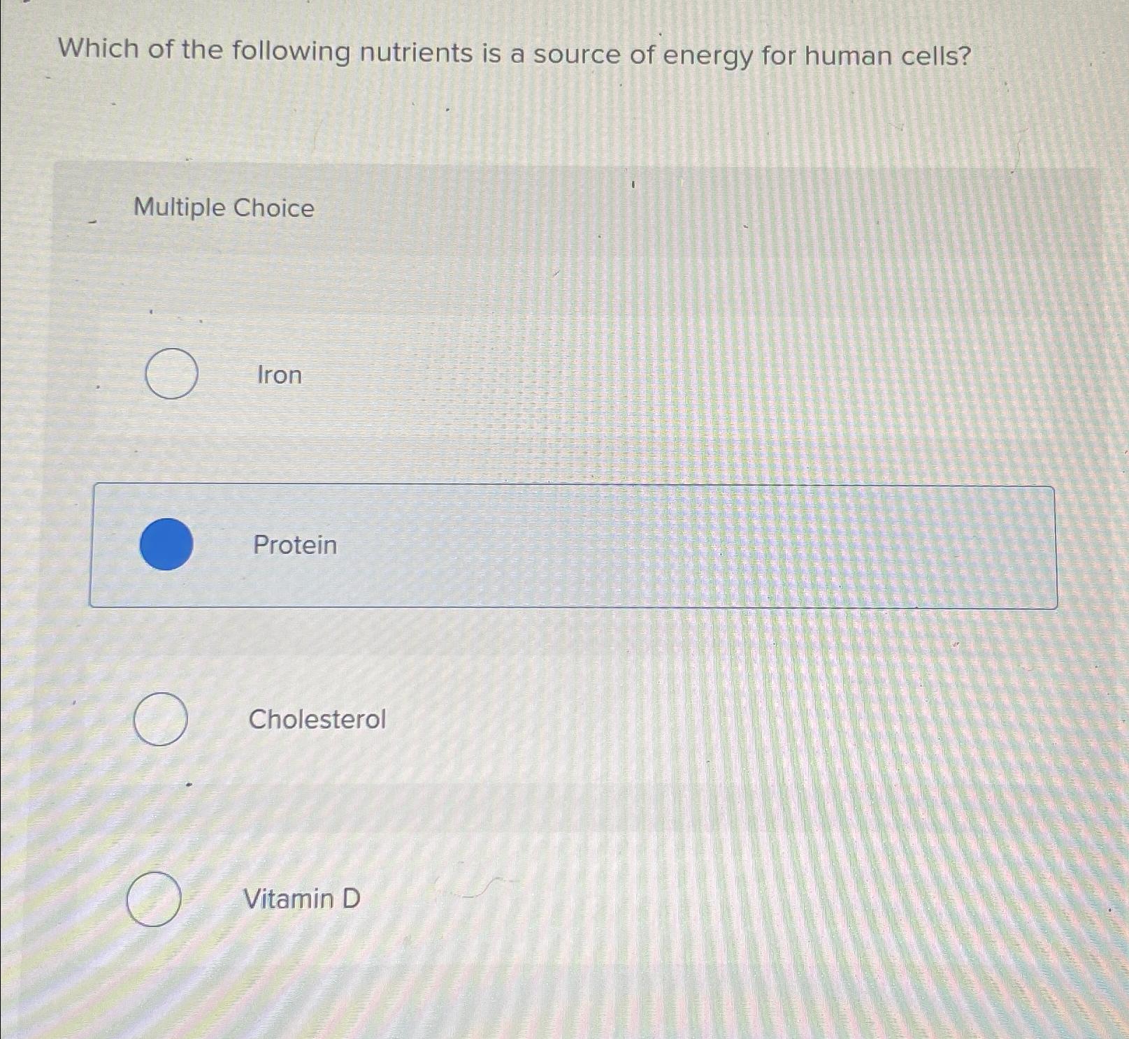 which macronutrient is the primary source of energy for human cells