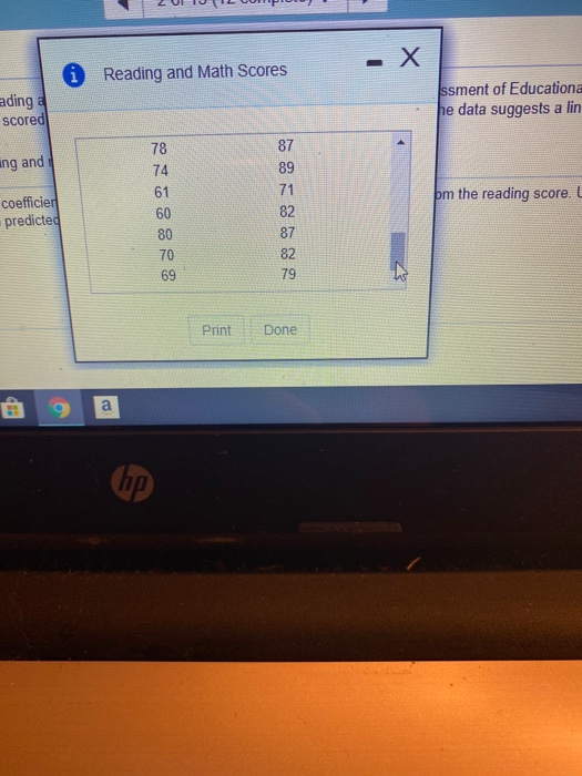 Solved Question Help The table shows the
