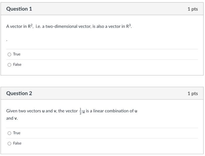 Solved A vector in R2, i.e. a two-dimensional vector, is | Chegg.com
