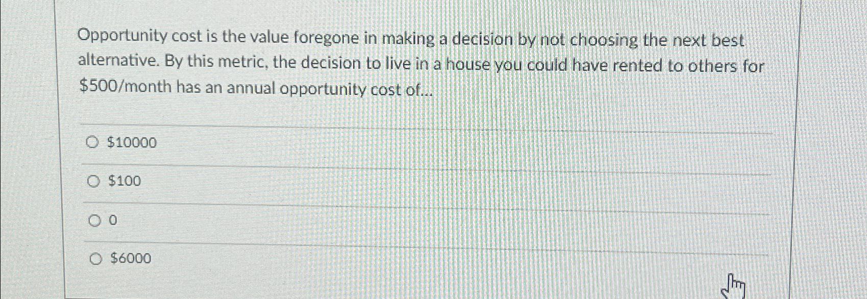Forgone Opportunity – FORGONE Definition & Meaning – MRQOI
