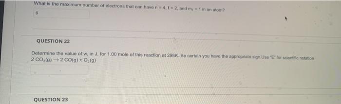 Solved What is the maximum number of electrons that can have | Chegg.com