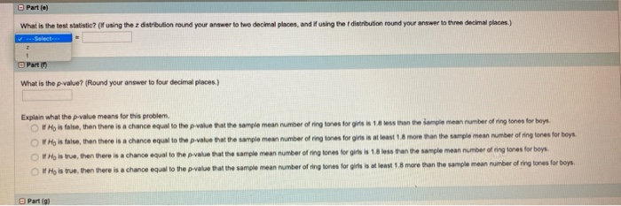 Solved What is the answer? This is all (one) question with | Chegg.com