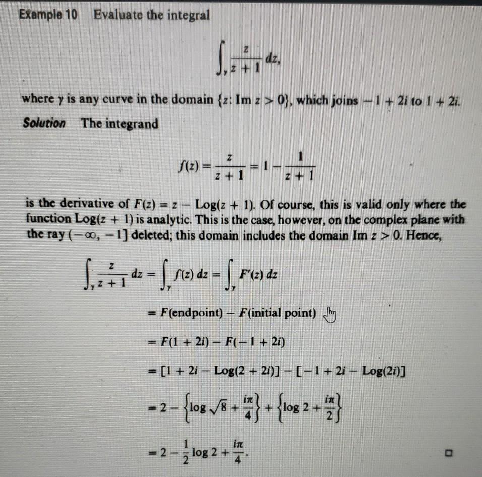 Solved Evaluate the given integral Using the technique of | Chegg.com
