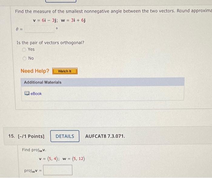 Solved Find the measure of the smallest nonnegative angle