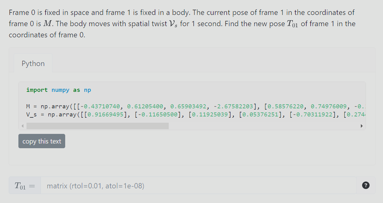 Solved Need help writing the Python code to solve this | Chegg.com