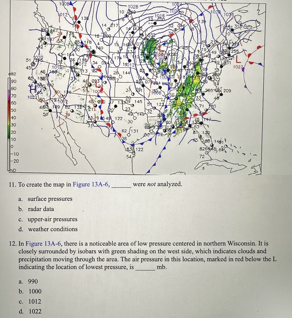 Solved To create the map in Figure 13A-6,were not | Chegg.com