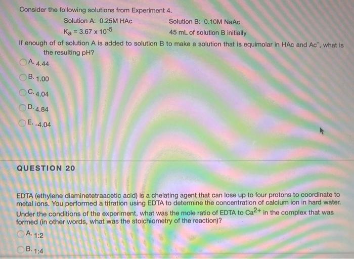 Solved if enough of solution a is added to solution b that | Chegg.com